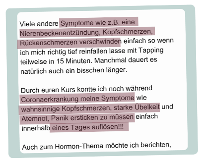 Happy HIT Code Erfahrung - Atemnot Kopfschmerzen Coronasymptome verschwinden