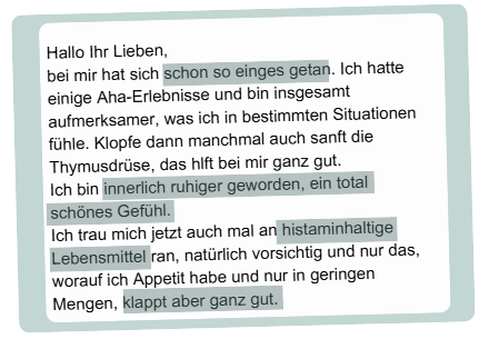 Happy HIT Code Erfahrung- Histaminhaltiges geht gut
