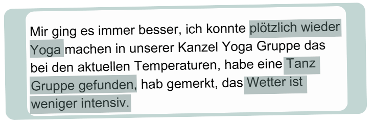 Happy HIT Code Erfahrung Wetter weniger intensiv Yoga geht wieder